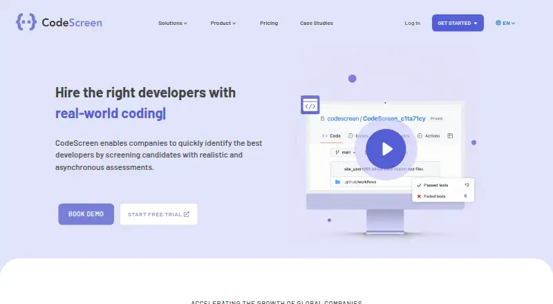 CodeScreen screenshot