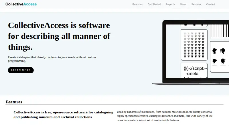 CollectiveAccess screenshot