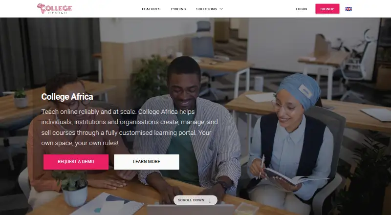 College Africa screenshot