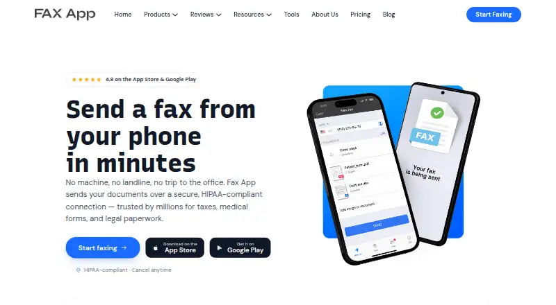 Municorn Fax App screenshot