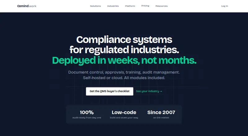 Comind.work screenshot