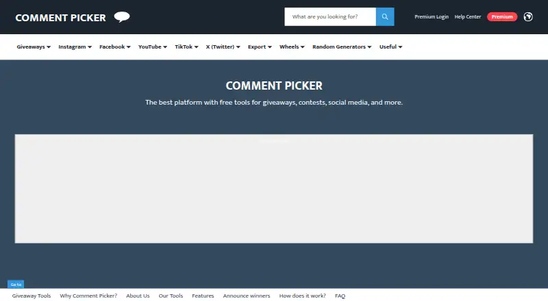 Comment Picker screenshot