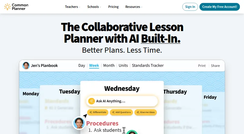 Common Planner screenshot