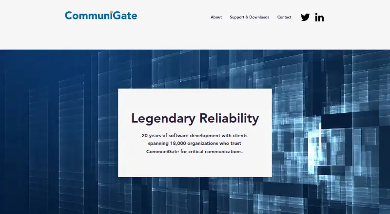 CommuniGate Pro screenshot