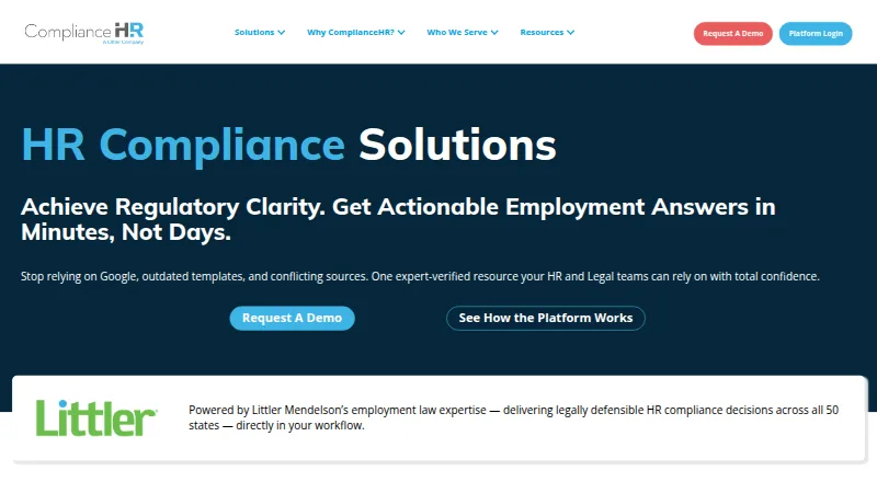 ComplianceHR screenshot