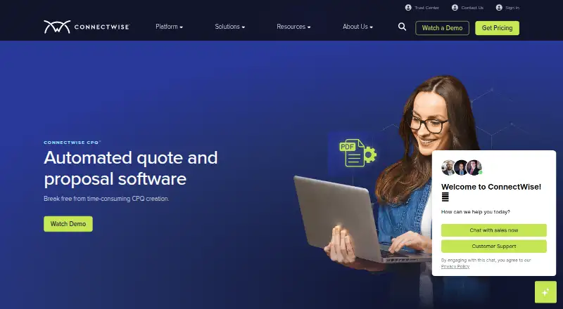 ConnectWise CPQ screenshot