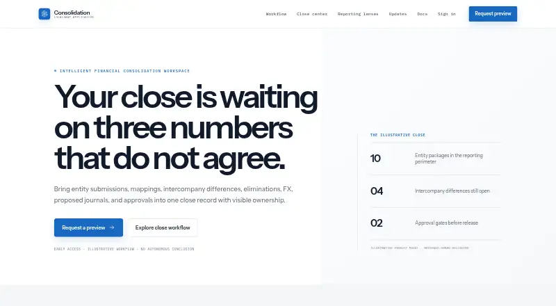 Consolidation.app screenshot