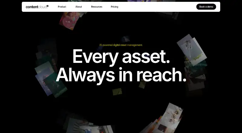 contentcloud DAM screenshot