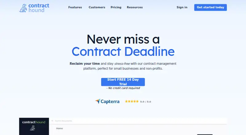 ContractHound screenshot