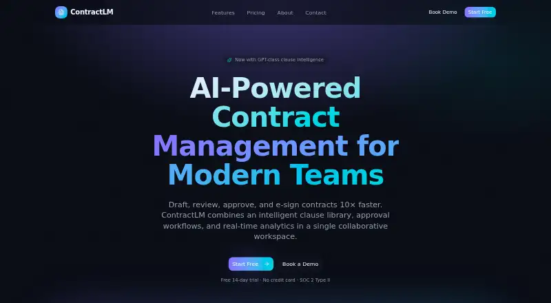 ContractLM screenshot