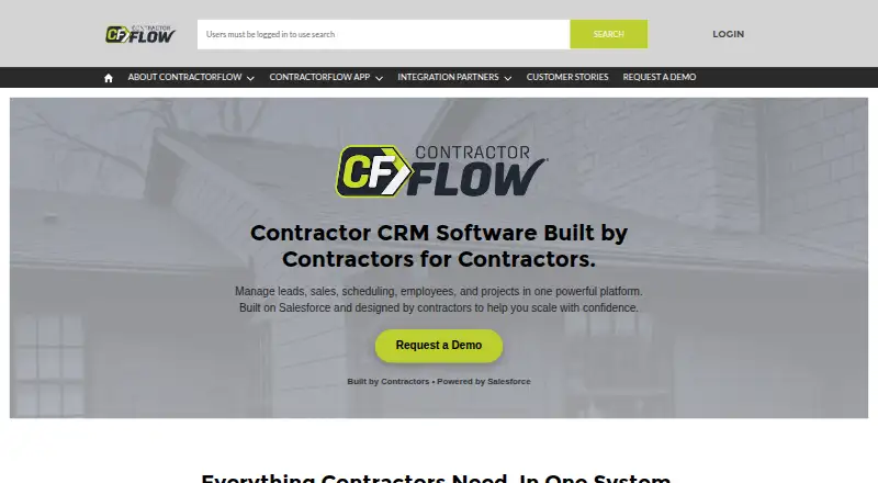 ContractorFlow screenshot