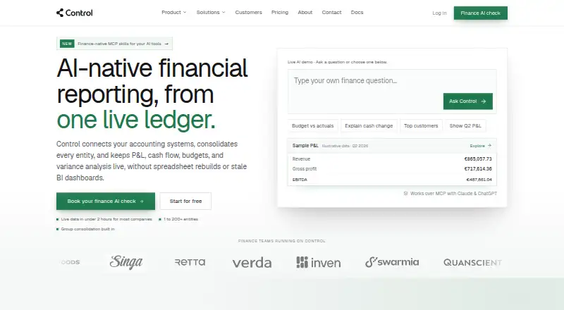 Control screenshot