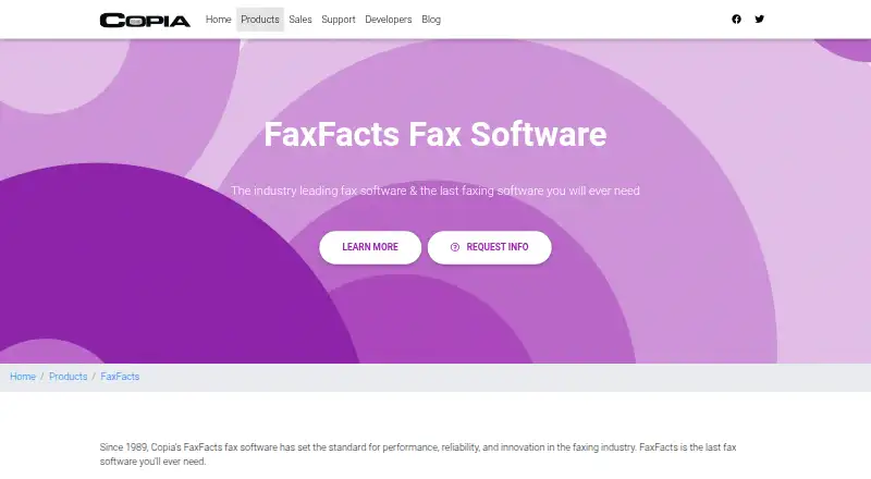 FaxFacts screenshot