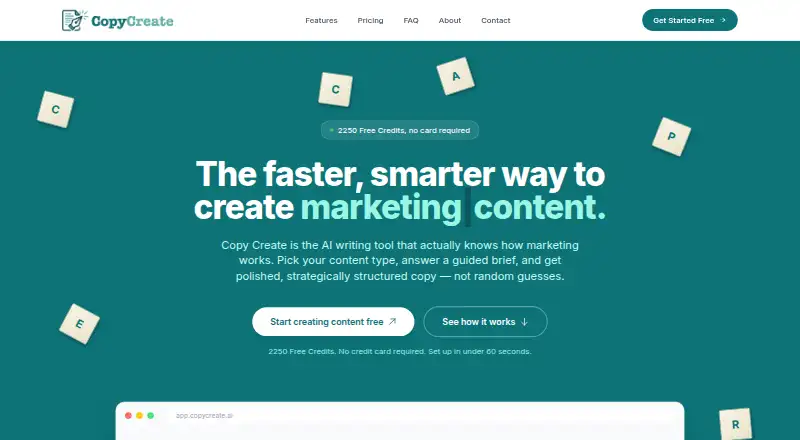 Copy Create screenshot