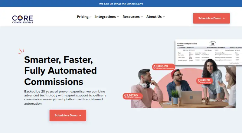Core Commissions screenshot