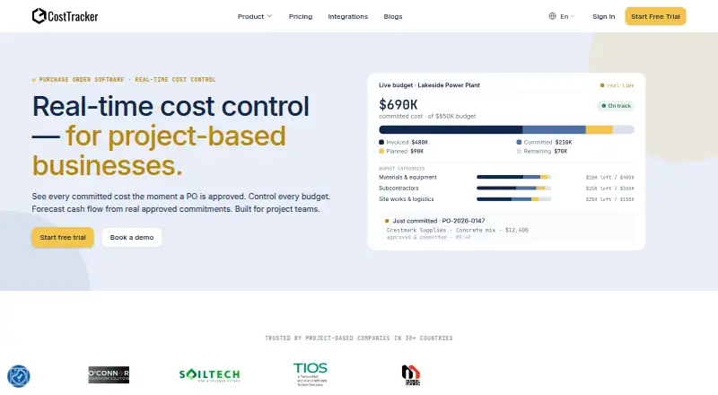 CostTracker screenshot