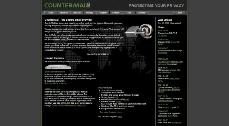 CounterMail screenshot