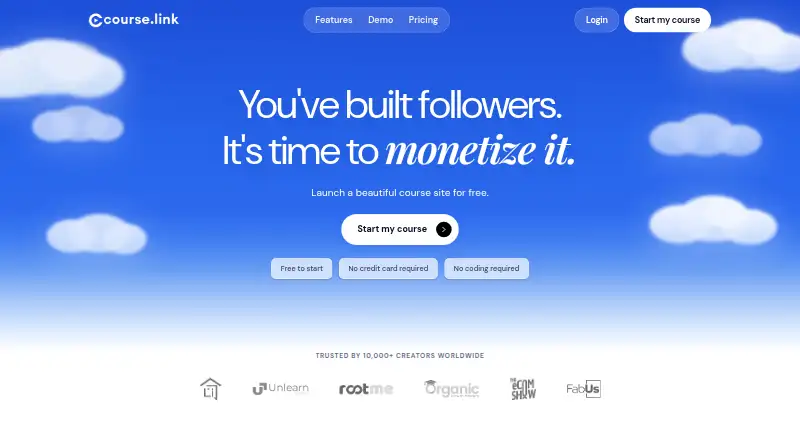 Course.link screenshot