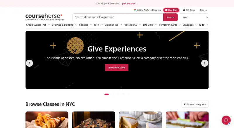 CourseHorse screenshot