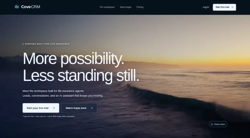 Cove CRM screenshot