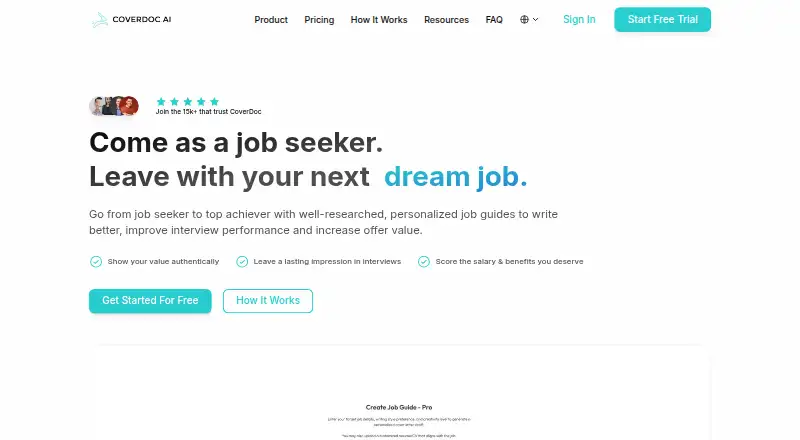 CoverDoc.ai screenshot