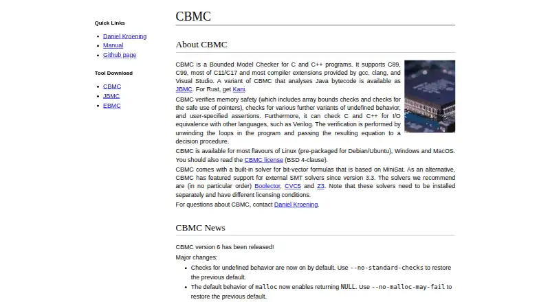CBMC screenshot