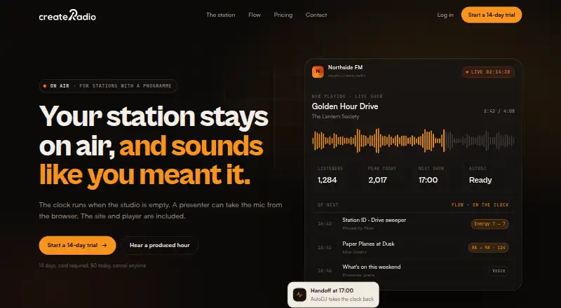 createRadio screenshot
