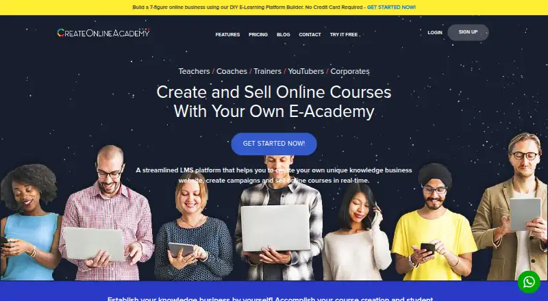 CreateOnlineAcademy screenshot