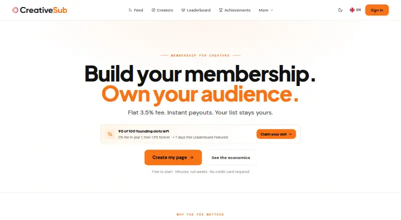 Creativesub screenshot