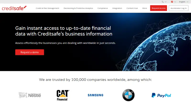 Creditsafe screenshot