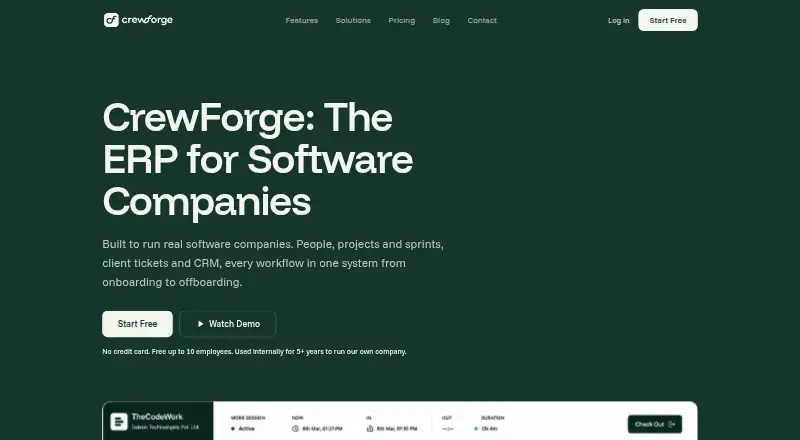 CrewForge screenshot