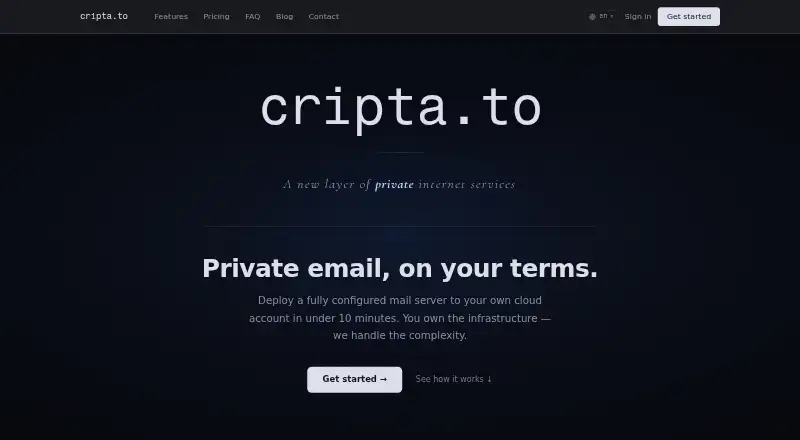 cripta.to screenshot