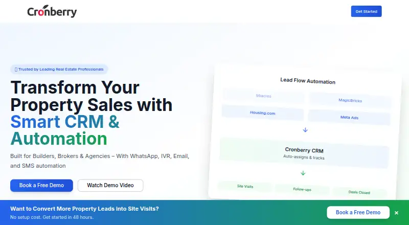 Cronberry CRM screenshot