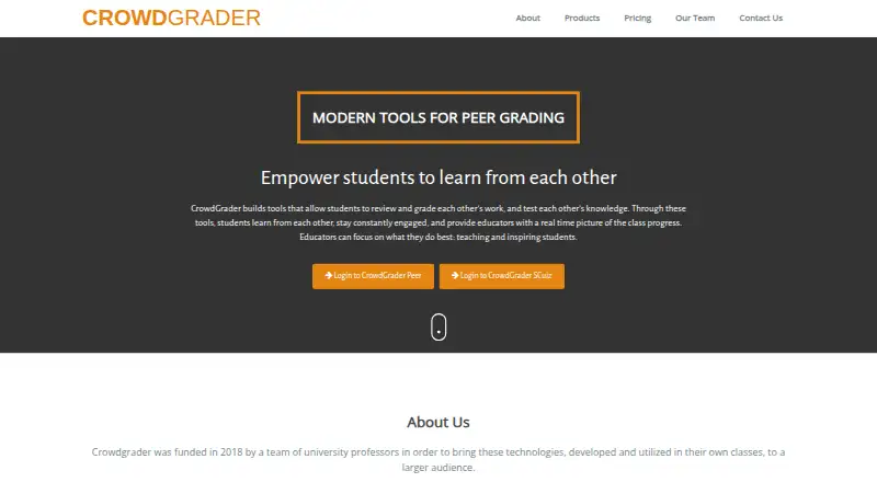 CrowdGrader screenshot
