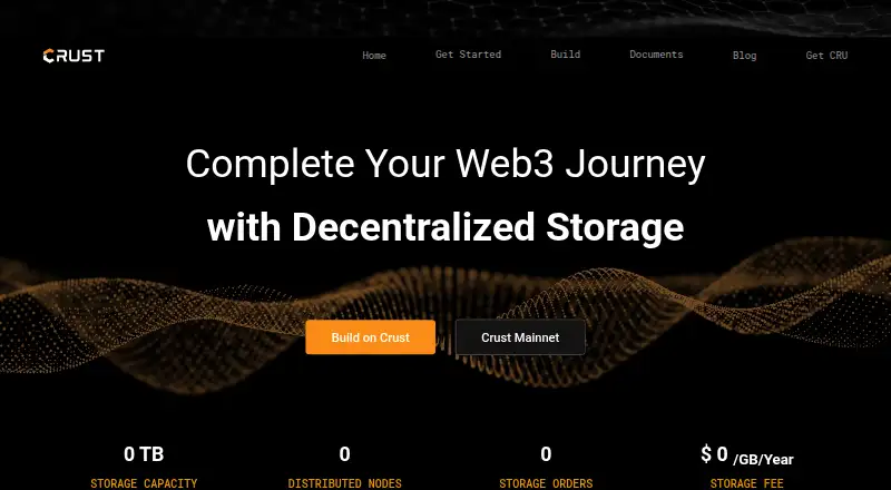 Crust Network screenshot