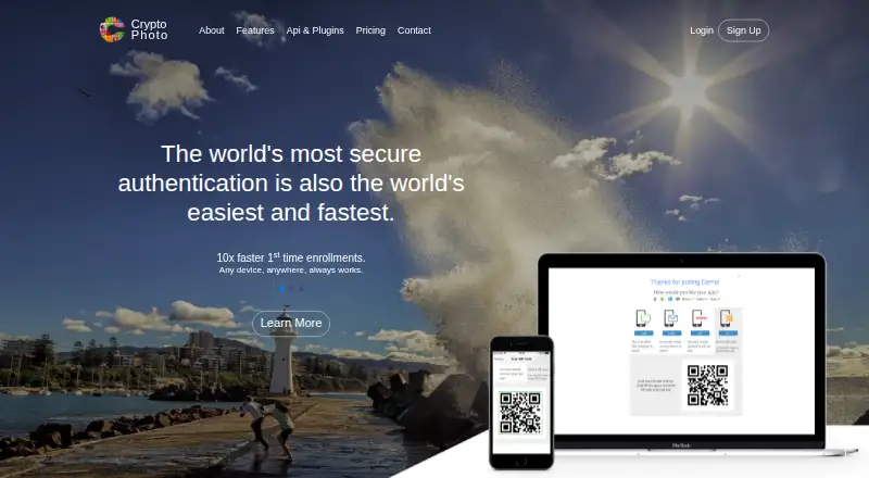 CryptoPhoto screenshot