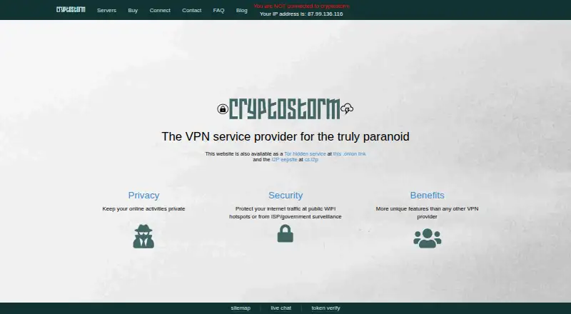 cryptostorm screenshot