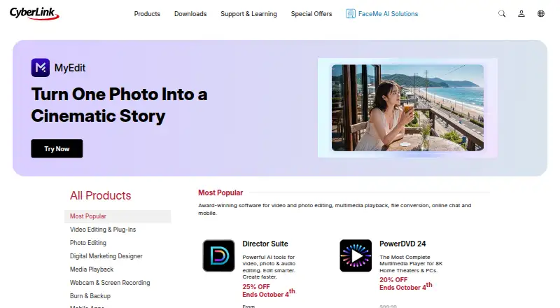 CyberLink ActionDirector screenshot
