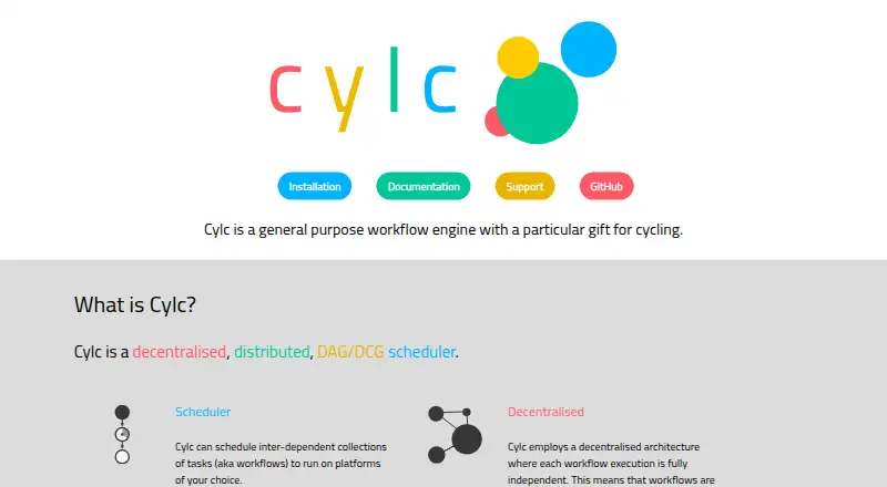 Cylc screenshot