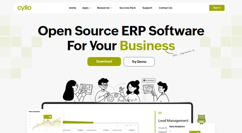 Cyllo ERP screenshot
