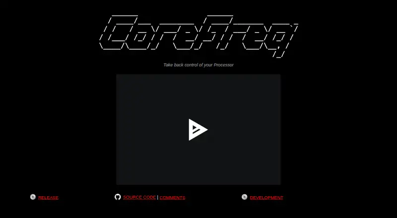 CoreFreq screenshot