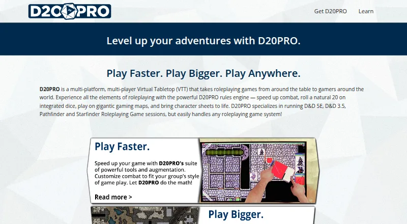 D20PRO screenshot