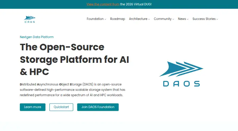 DAOS screenshot