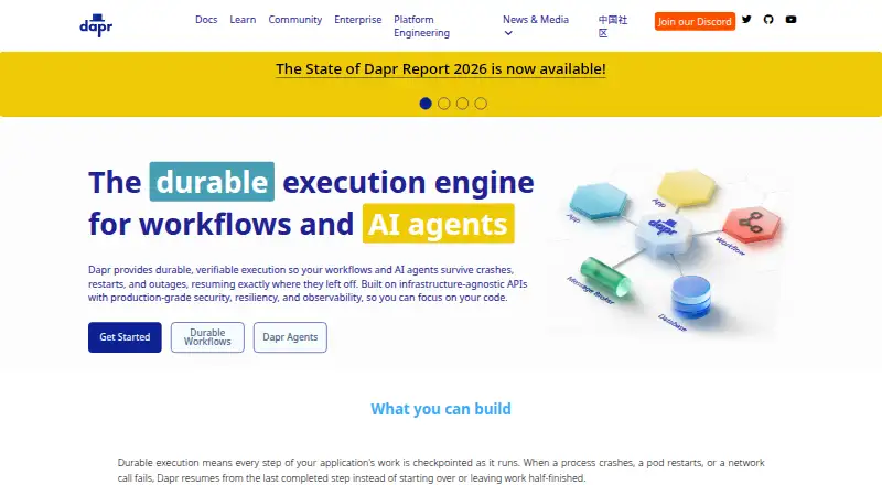 Dapr screenshot