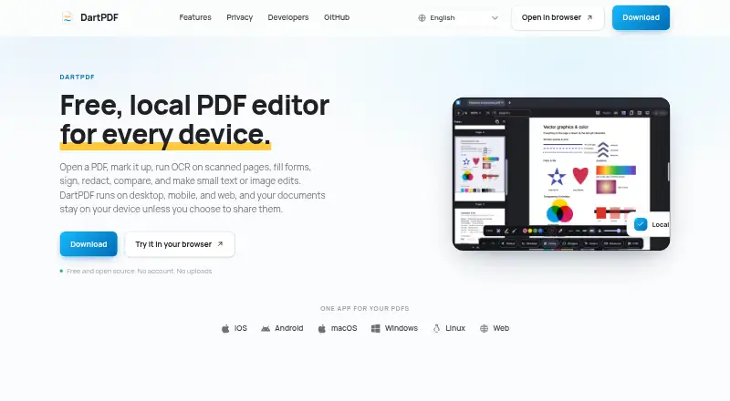 DartPDF screenshot