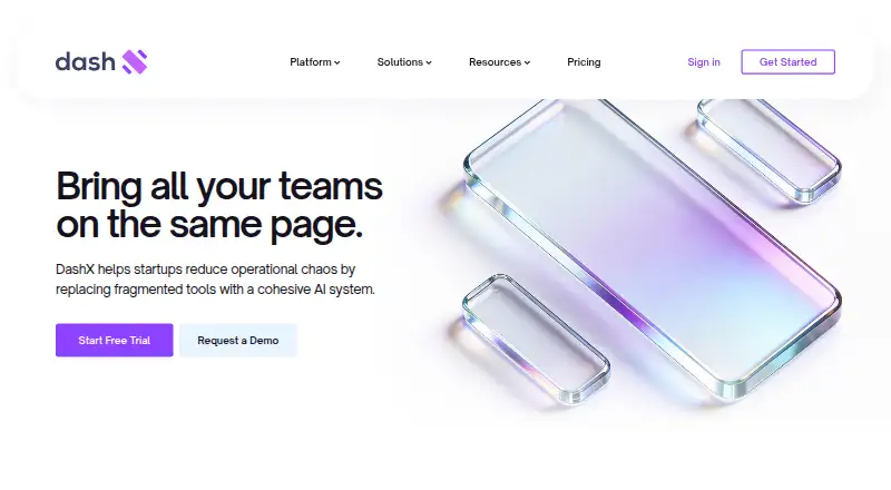 DashX Experimentation screenshot