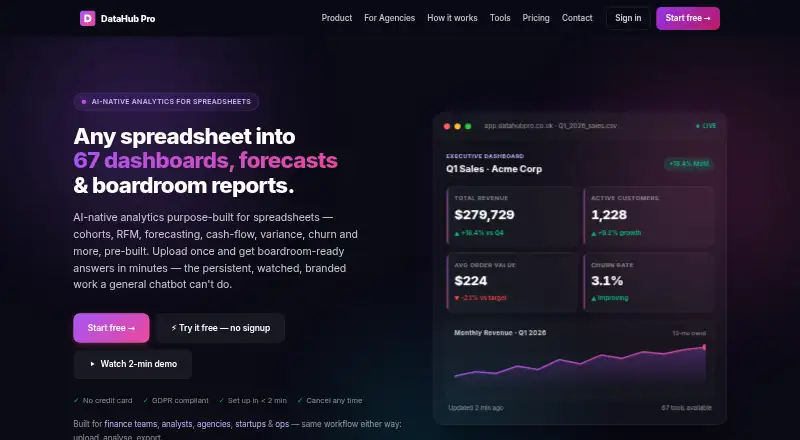 DataHub Pro screenshot