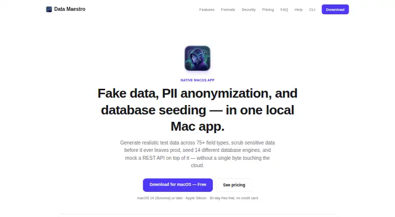 Data Maestro screenshot