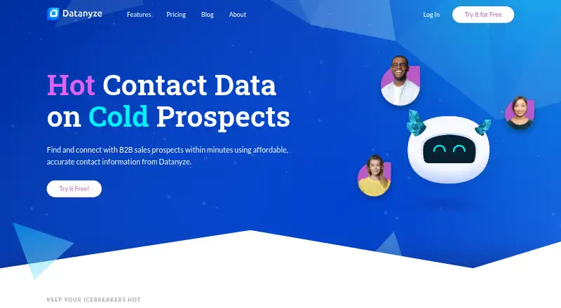 Datanyze screenshot