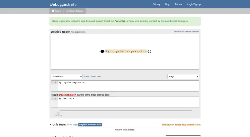 Debuggex screenshot